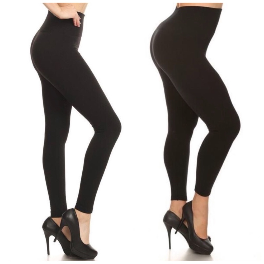 Fleece Lined Leggings Curvy (1X-3X)